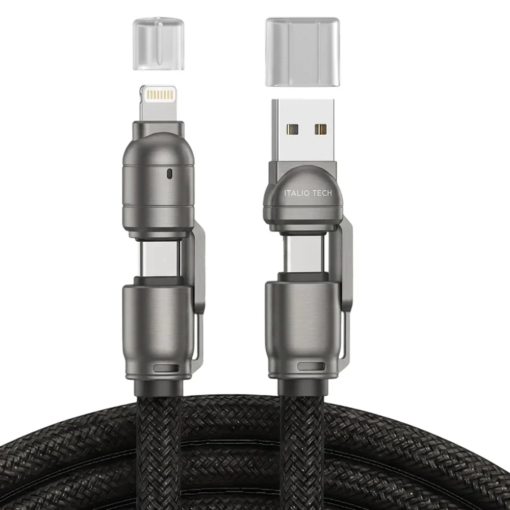 Italio Tech Link Ultra 240W Fast Charging 4 in 1 Cable