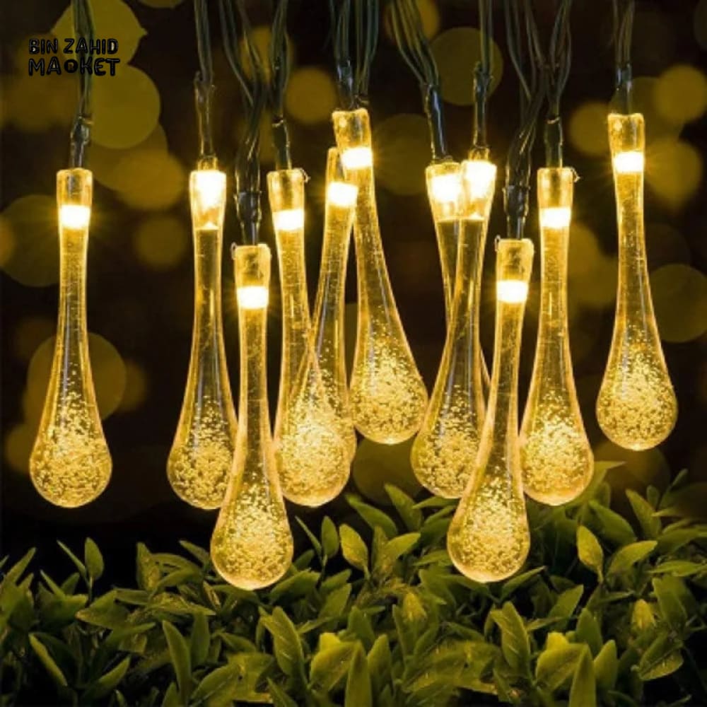 DECORA GOLDEN LED STRING LIGHTS WARM GLOW ISLAMIC HOME DECOR - WATER STRINGS