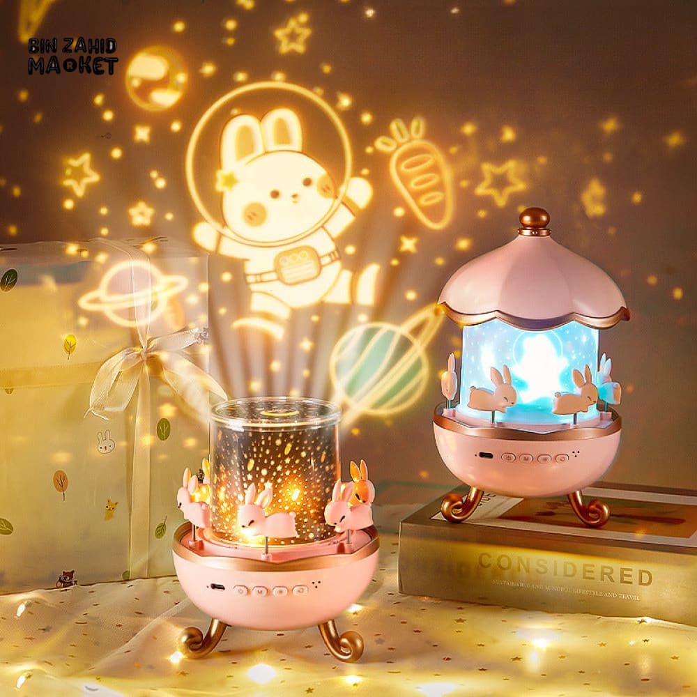 GALAXY STAR PROJECTOR NIGHT LAMP β 12 MOVIE DISCS 360Β° ROTATION