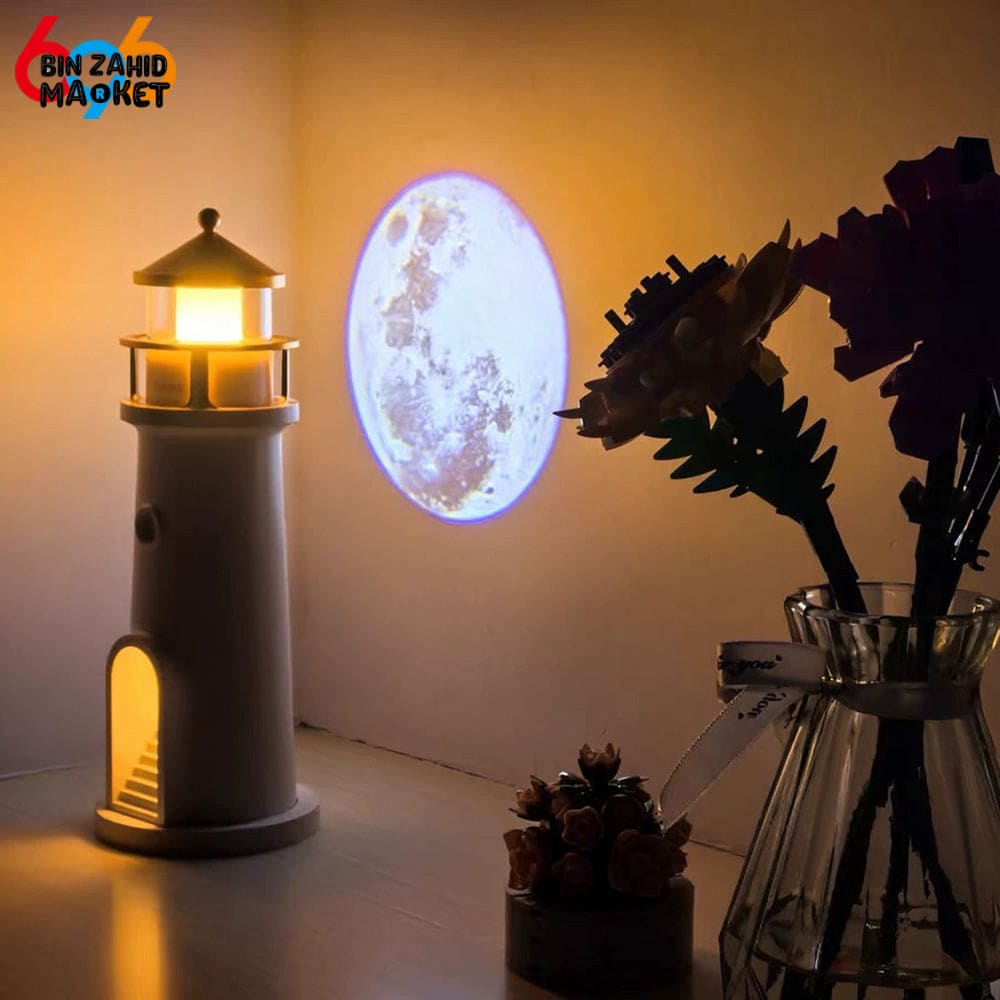 LIGHTHOUSE AMBIENT MOON PROJECTION LIGHT