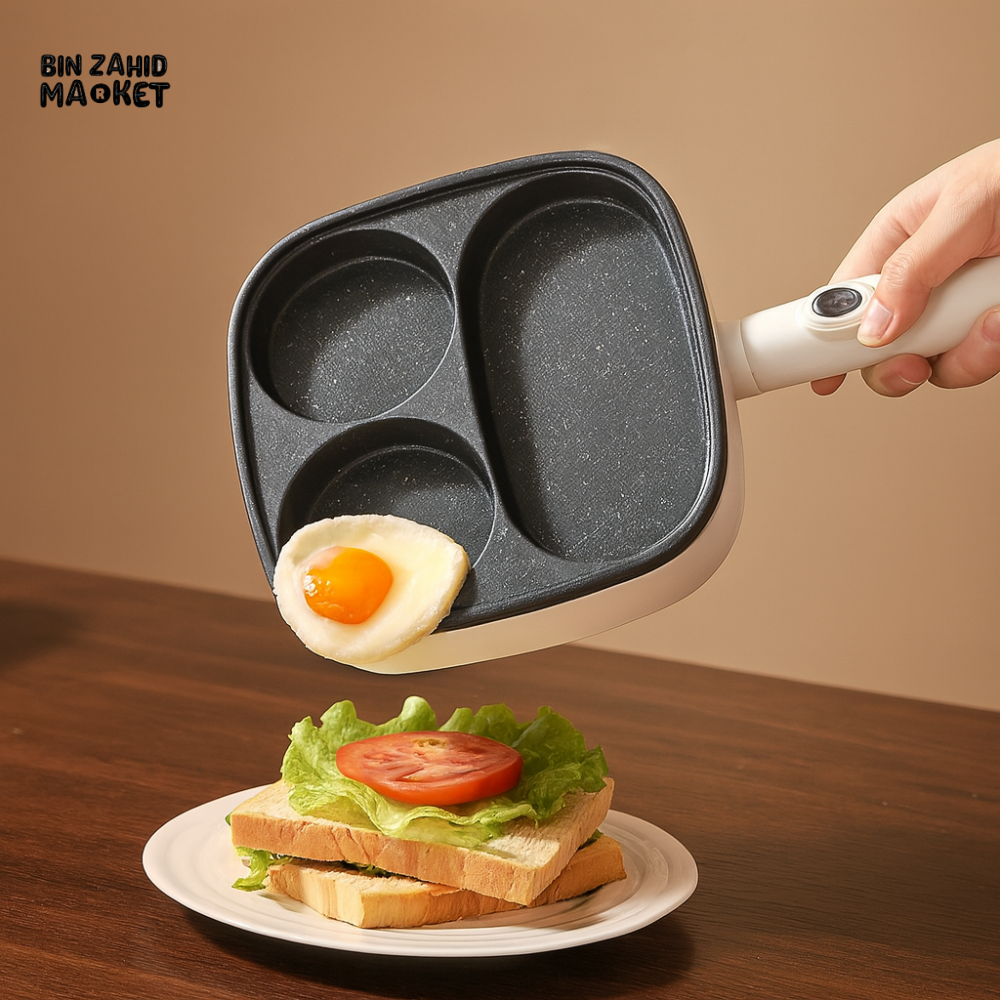 MULTI-FUNCTION ELECTRIC FRY PAN β 700W POWER NON-STICK COATING HEAT CONTROL