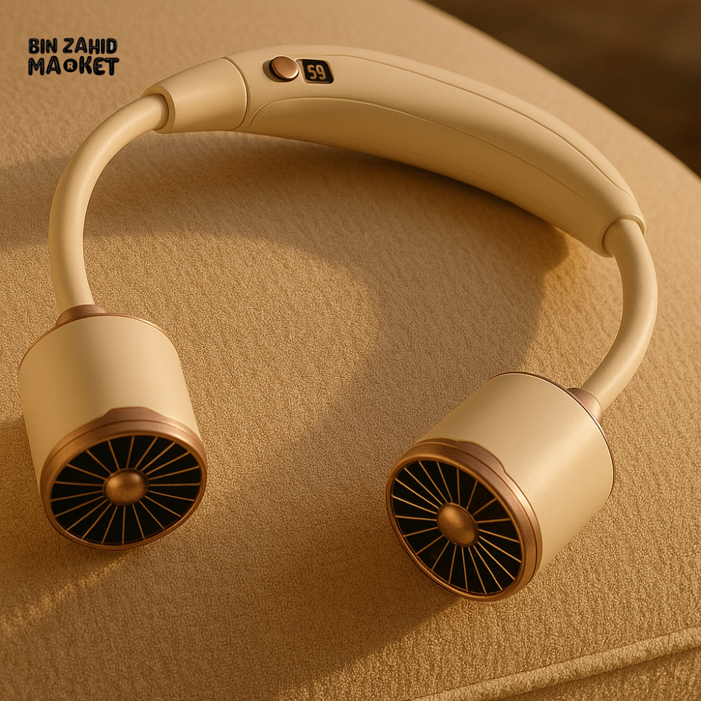 PORTABLE NECK FAN β STYLISH HANDS-FREE COOLING ACCESSORY