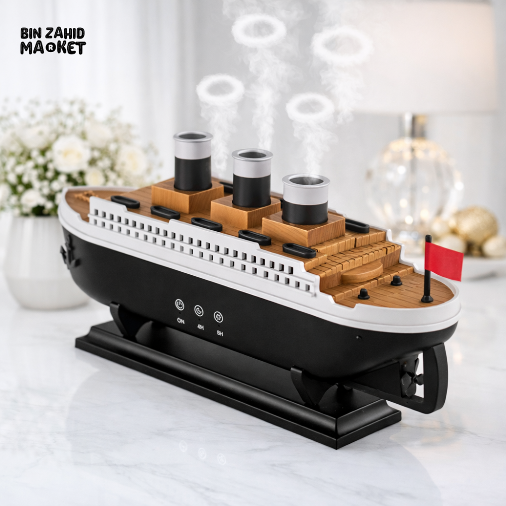 PREMIUM TITANIC SHIP MODEL HUMIDIFIER β AESTHETIC AROMA DIFFUSER