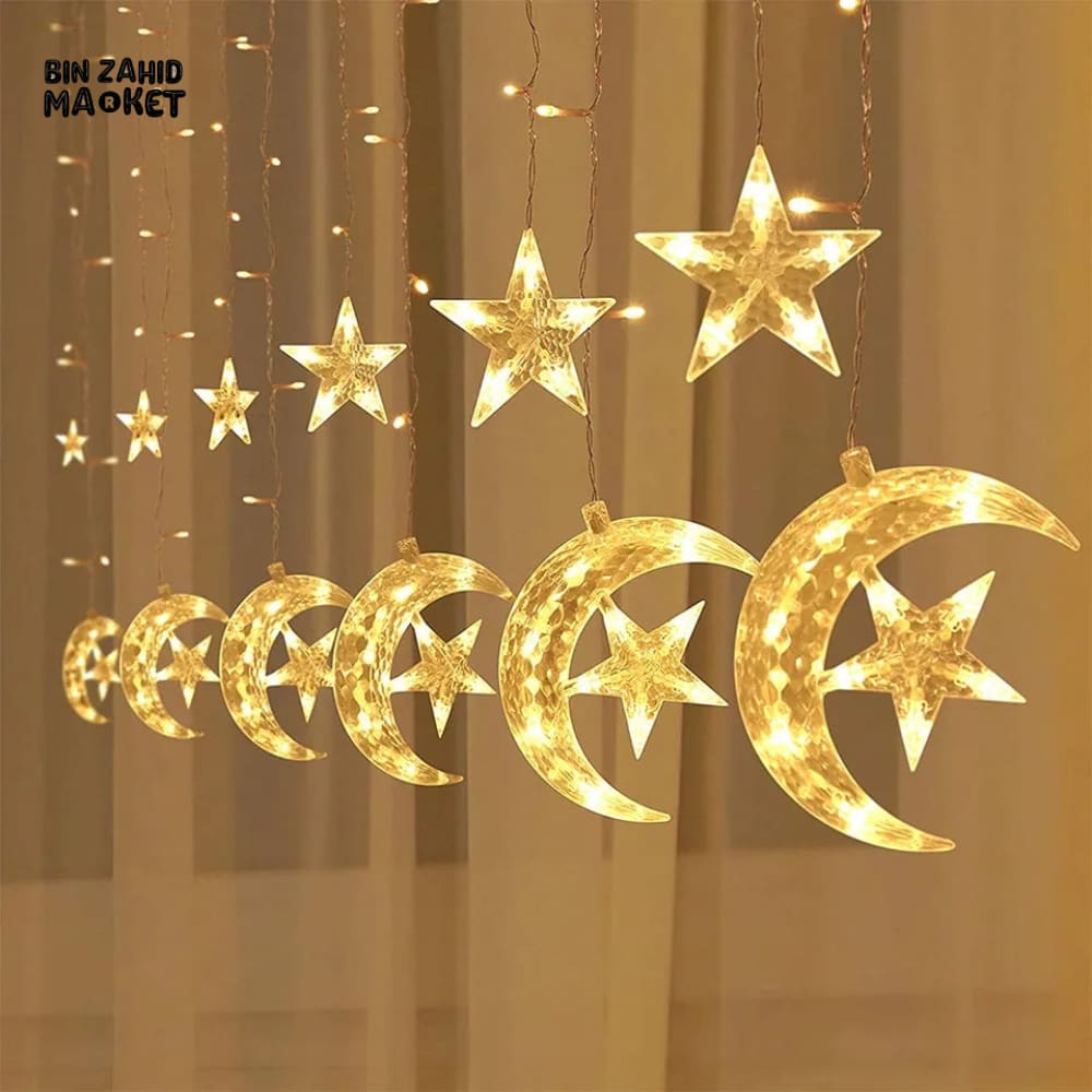 RAMADAN SPECIAL LED STRING LIGHTS WARM FESTIVE GLOW - CHAND TARA