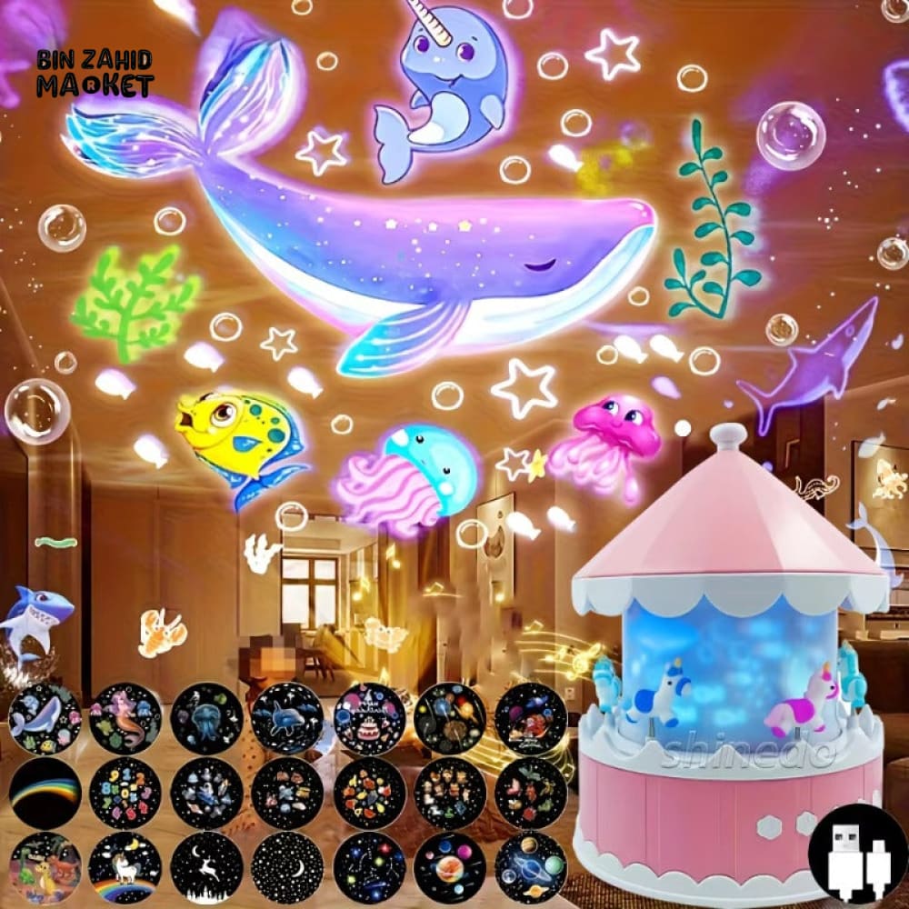 SPIN-UP GALAXY STAR PROJECTOR NIGHT LIGHT β PERFECT GIFT