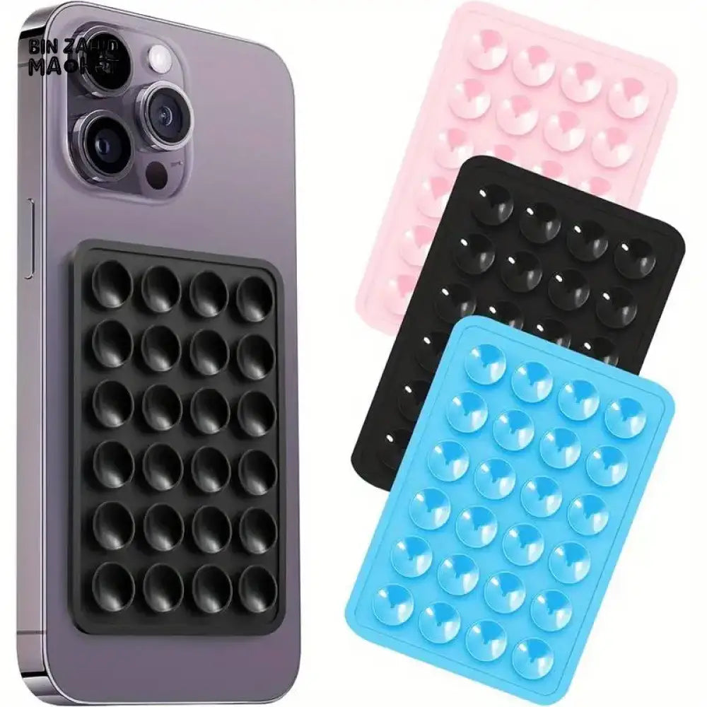 UNIVERSAL SUCTION PHONE MAT β STRONG GRIP WALL & BACK STICKER