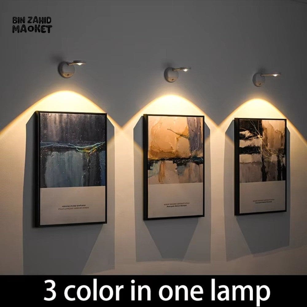 USB RECHARGEABLE WIRELESS WALL LIGHT β SMART HUMAN DETECTION MOTION-ACTIVATED DIMMABLE ENERGY-SAVING LED